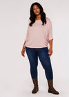 Curve Soft Touch Top, Pink, large