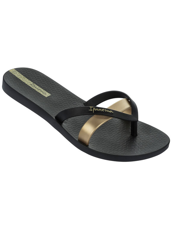 Black Gold Flip Flop