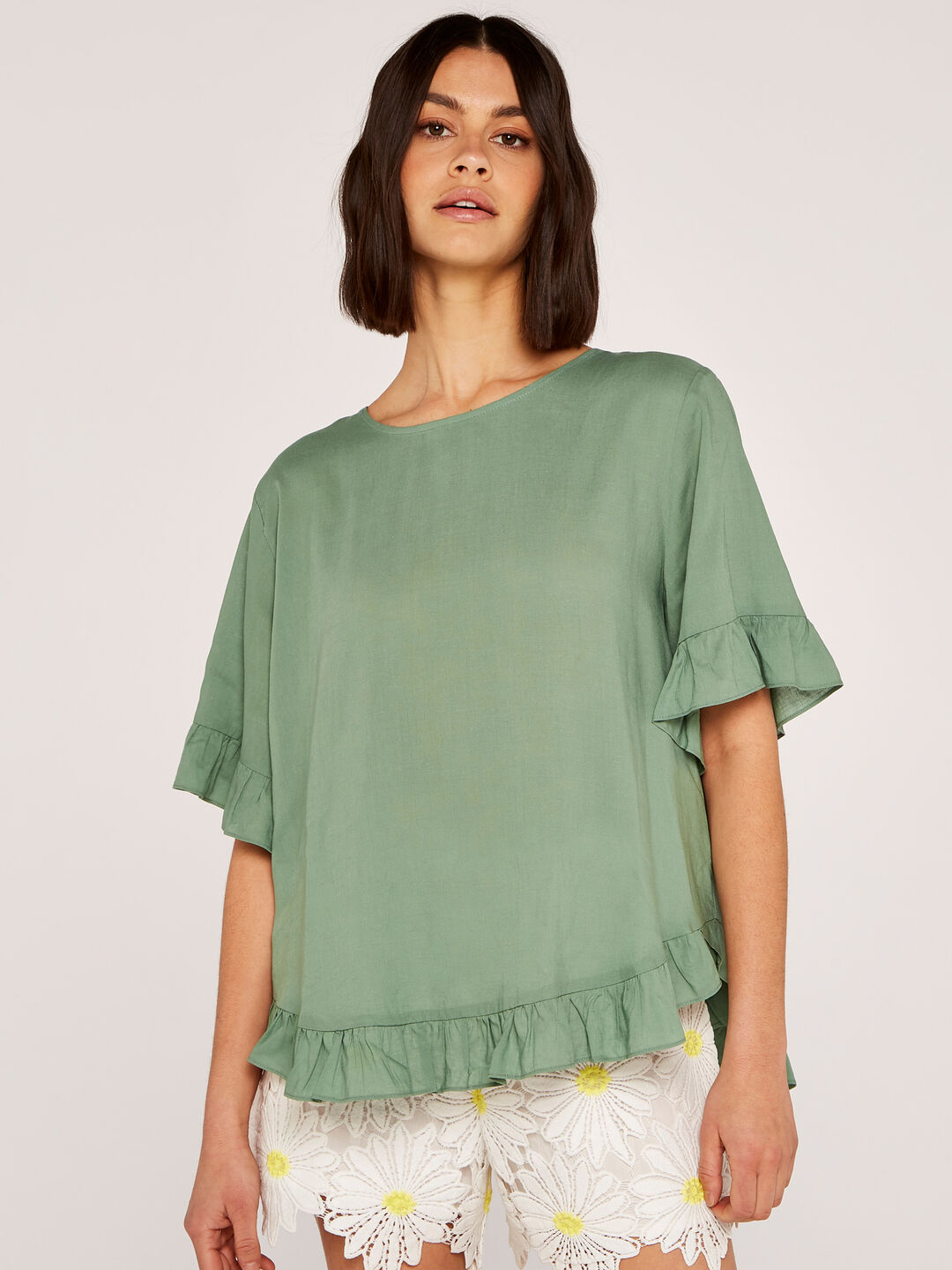 Frill Detail Top