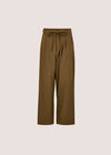 Pleat Detail Tailored Trousers, Stone, large