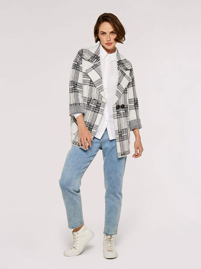 Classic Check Peacoat