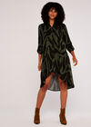 Zebra Oversized Dress, Khaki, large