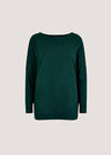 Pure Cotton Oversized Top, Green, large