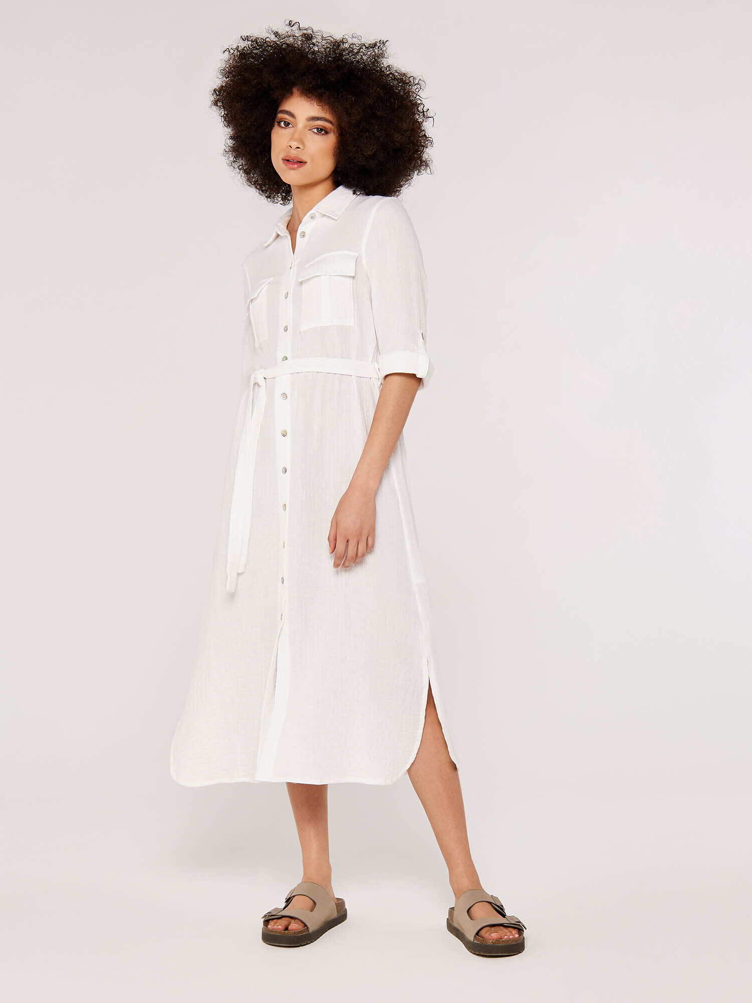 Cream shirt dress shop uk
