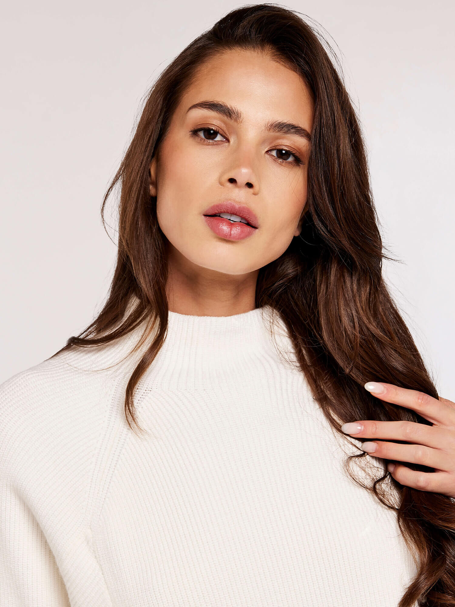 High neck ribbed new arrivals jumper