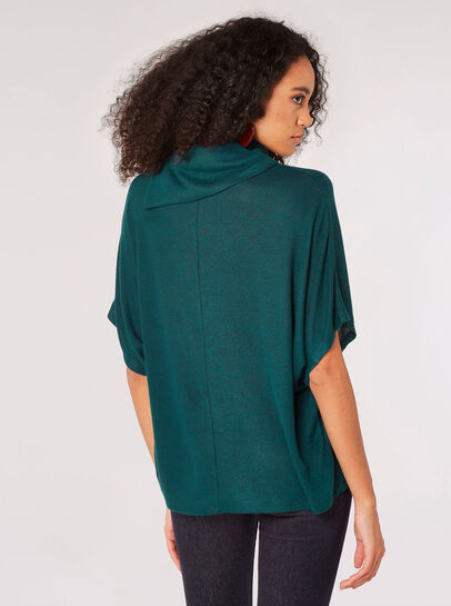 Asymmetric Neck Soft Touch Top