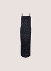 Sequin Bodycon Cami Midi Dress, Assorted, large