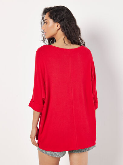 Soft Touch Batwing Top