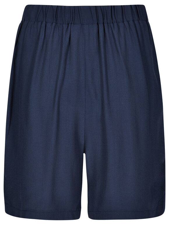Navy Relaxed Fit Shorts, Navy, large