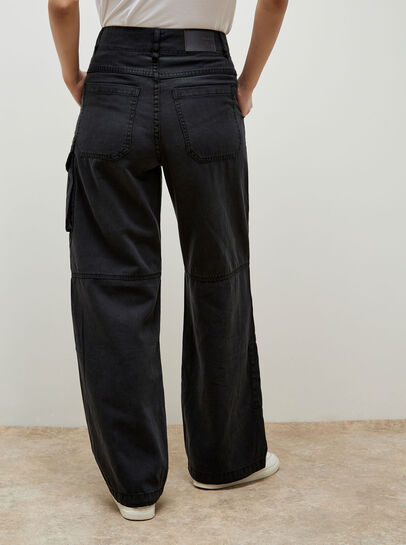 Mia Wide Leg Cargo Jeans
