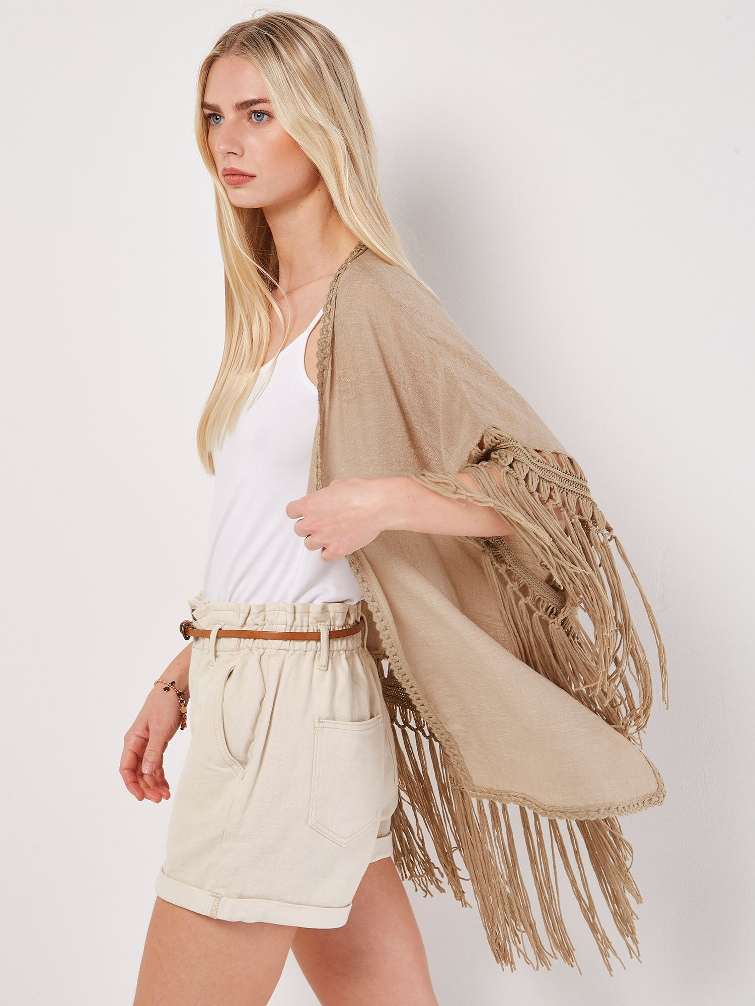 Cardigan fringe cheap