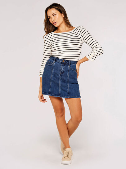 Denim Mini Skirt