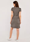  Heritage Check Jacquard Dress, Black, large