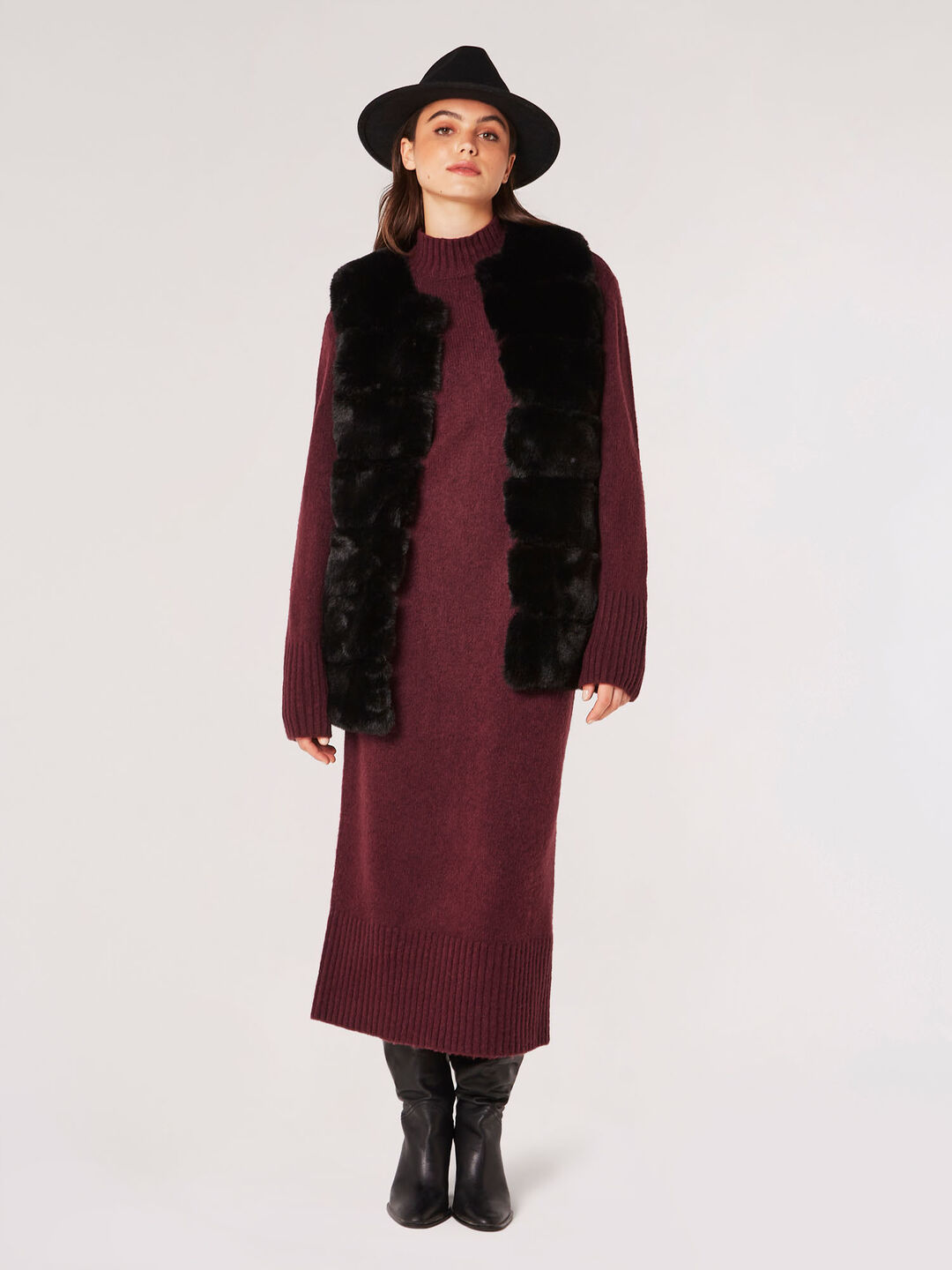 Image of Soft Touch Faux Fur Gilet