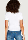 Button Down Ribbed Top, Cream, large