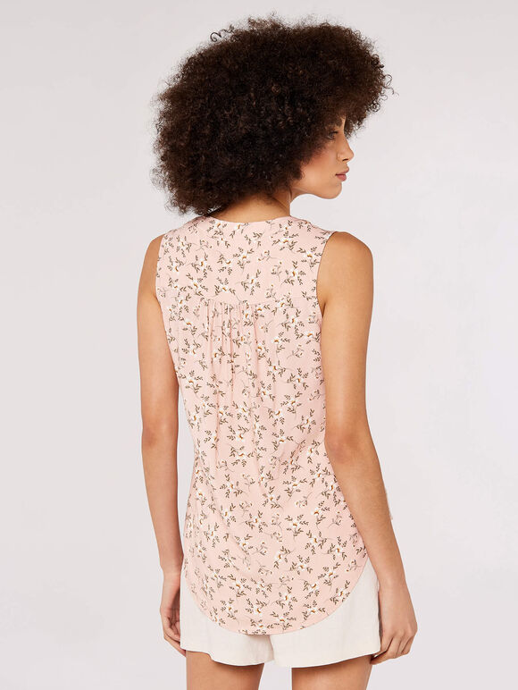 Orchid Open Neck Top, Pink, large