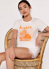 Always Sunny T-shirt, Cream, large