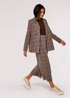 Heritage Warm Check Blazer, Brown, large