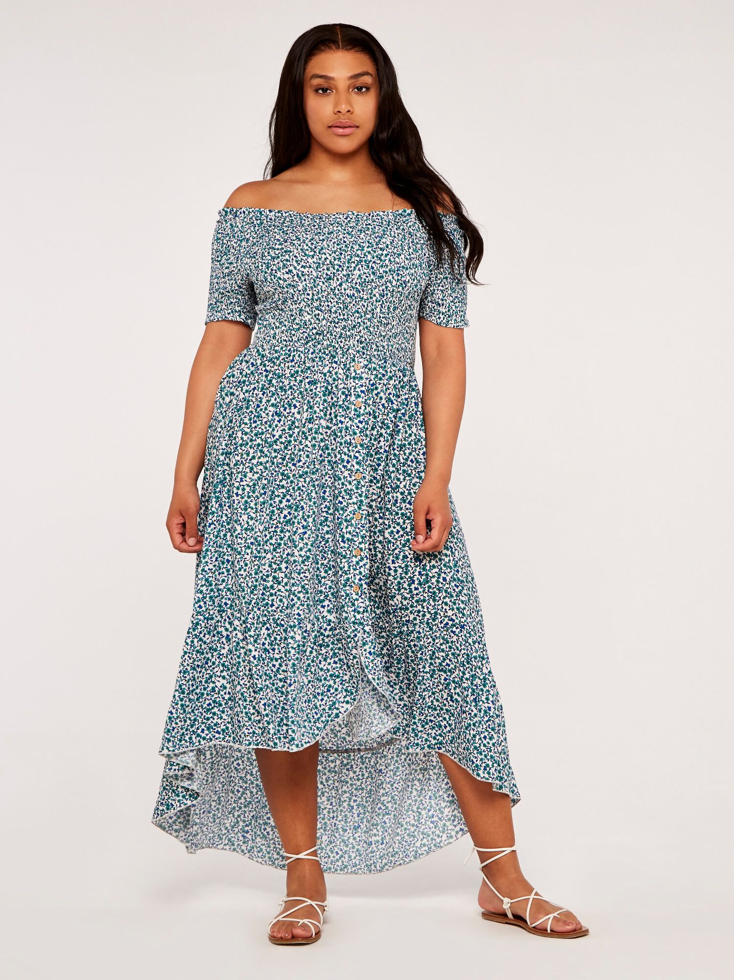 Turquoise plus sales size dress