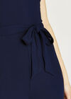 Mini Ribbed Easy Jumpsuit, Navy, large