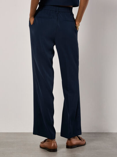 Soft Twill Wide Leg Trousers