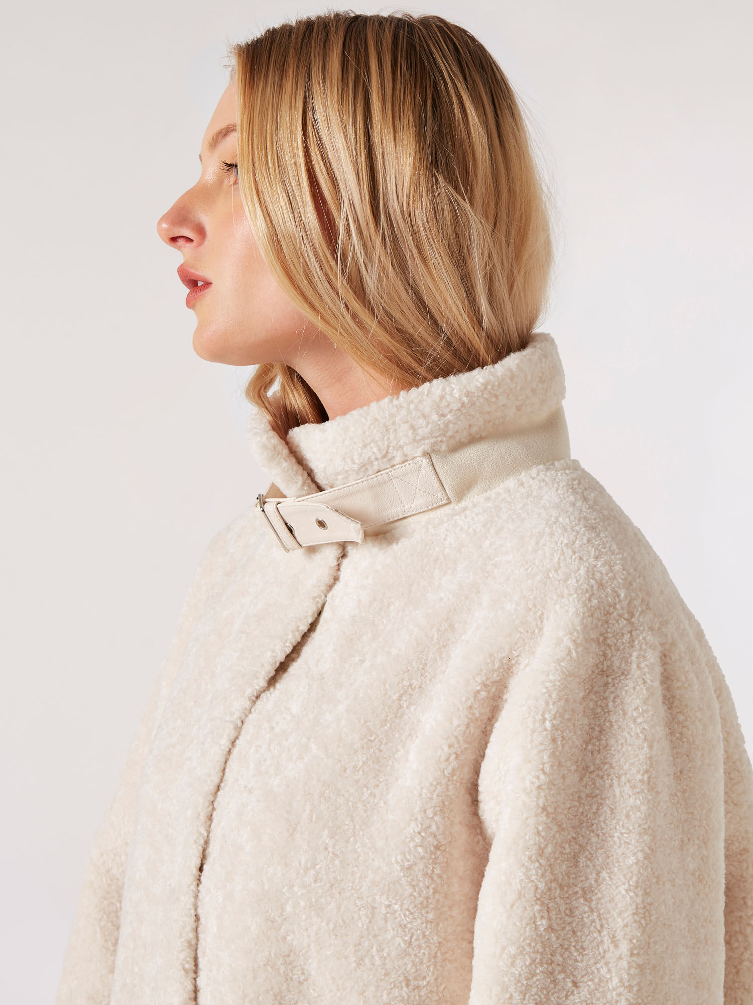 Oversized borg jacket online