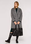 Leather Tote Bag, Black, large