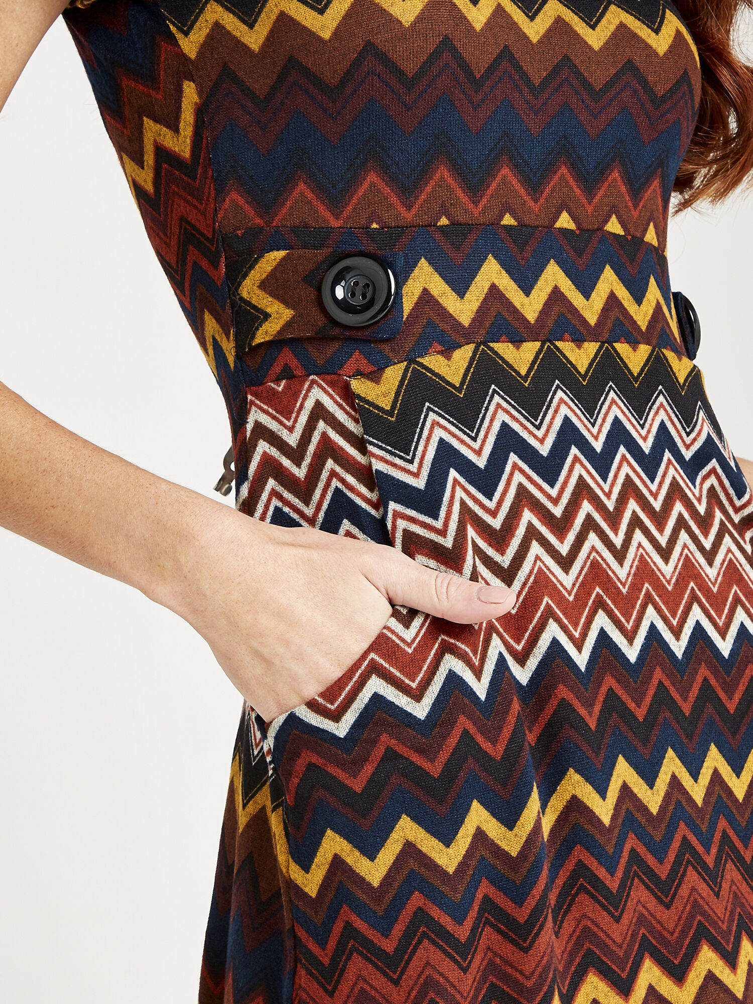 Chevron stripe on sale dress