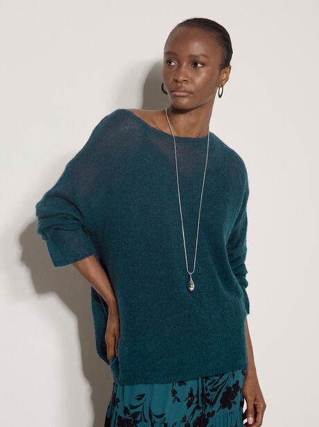 Lightweight Brushed Oversized Jumper