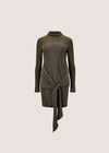 Glitter Mini Dress, Gold, large