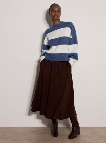 Chunky Knit Stripe Oversized Jumper