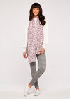 Leopard Print Scarf, Pink, large