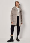 Quilted Puffer Jacket, Stone, large
