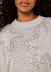 Star Heatsealed Jumper, Grey, large