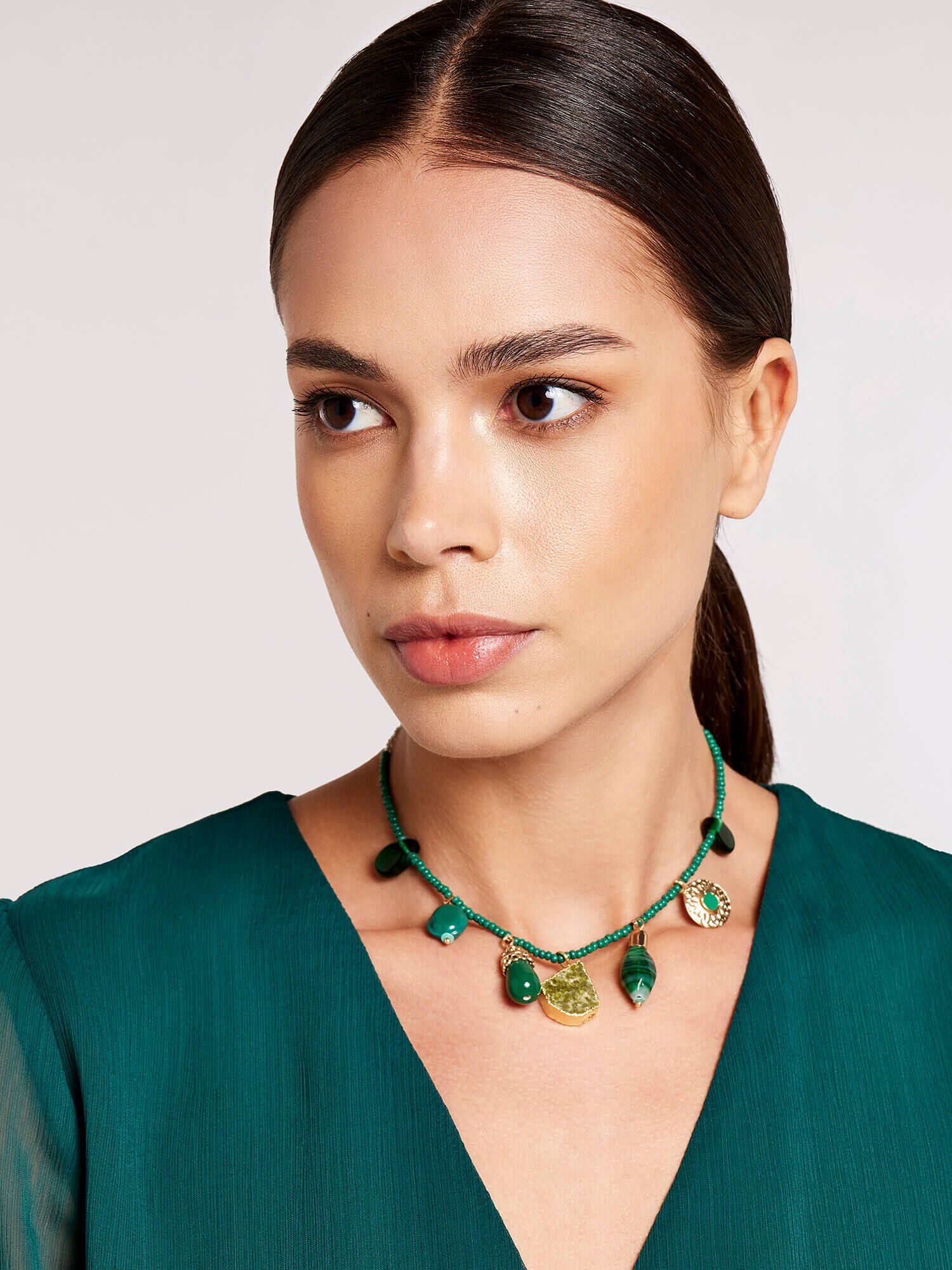 Healing discount stone choker