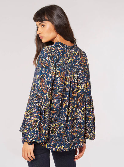 Paisley Boho Blouse