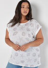 Seashell Shore Slub Top, Cream, large