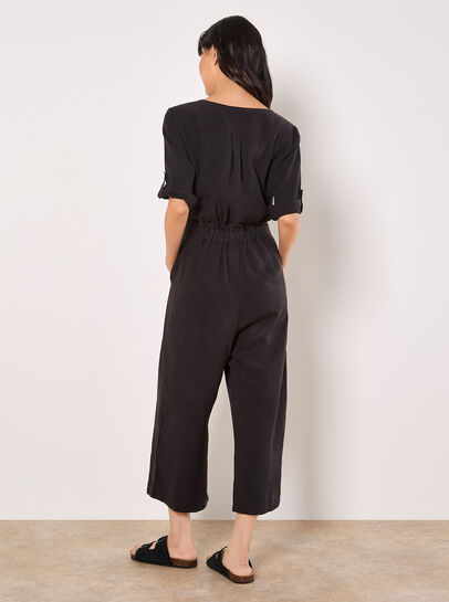 Wide Leg Culotte Jumpsuit