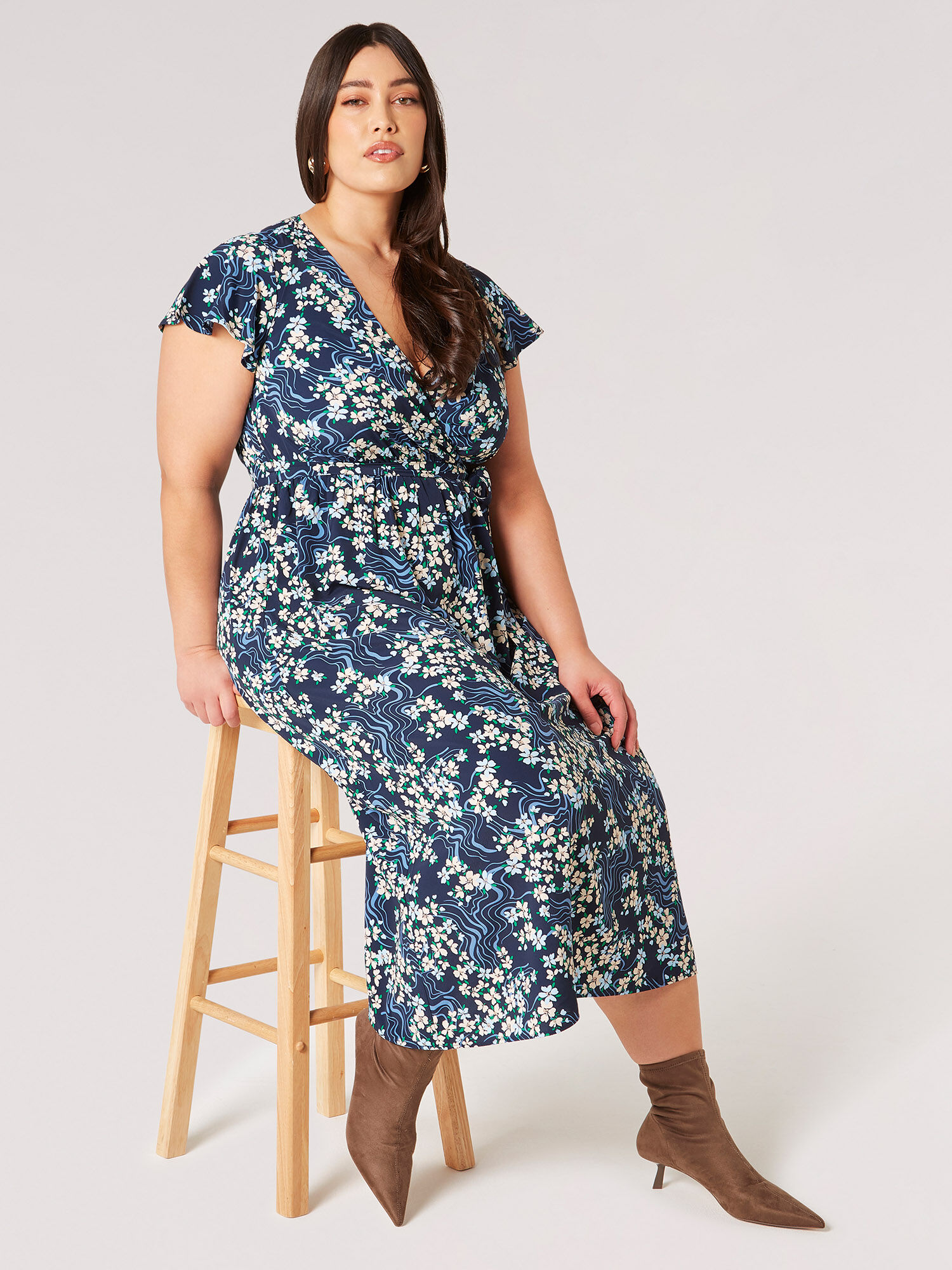 Curve Plus Size Women s Wear Apricot Clothing