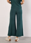 Soft Touch Wide Leg Trousers, Green, large