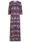 Multi-Coloured Paisley Print Duster Kimono, Assorted, large