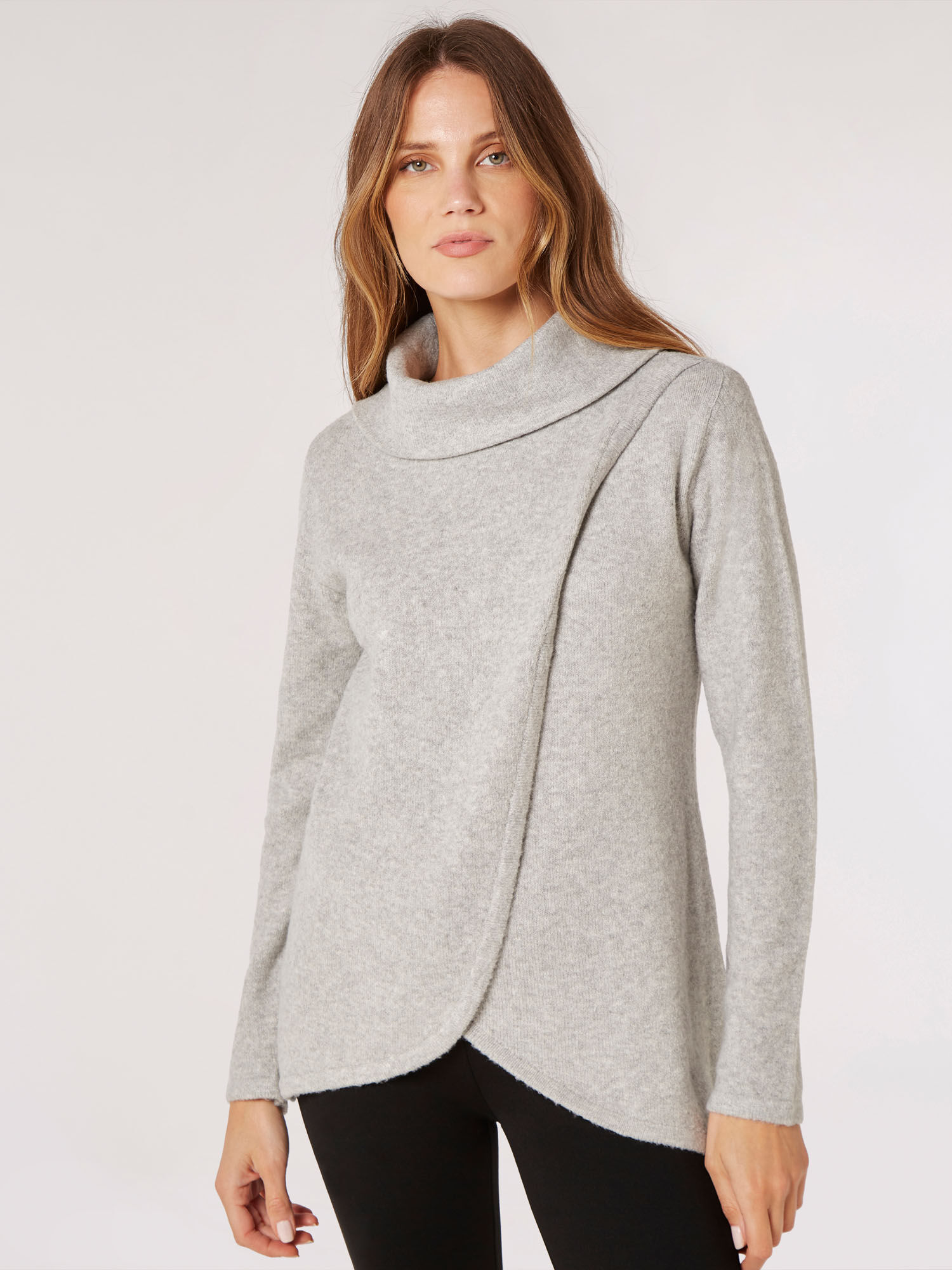 Grey polo jumper best sale