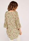 Cherry Blossom Ruffle Top, Mint, large