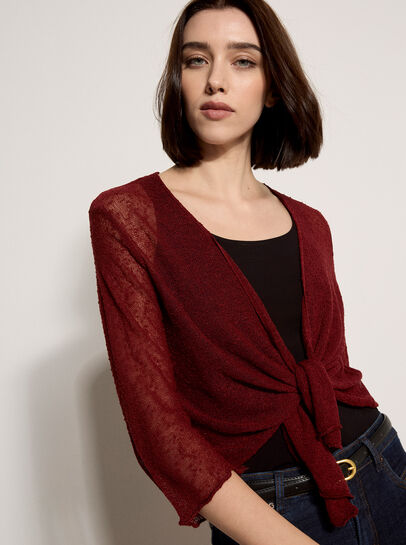 Lightweight Sheer Knitted Shrug