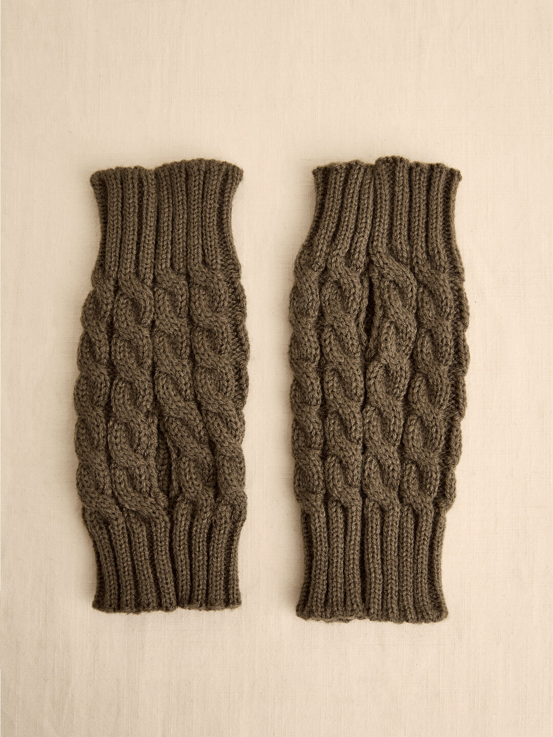 Image of Cable Knit Handwarmers