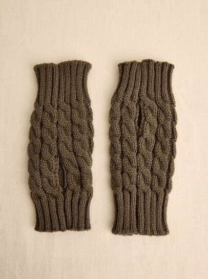 Cable Knit Handwarmers