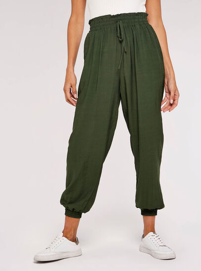 Shirred Waist Trousers