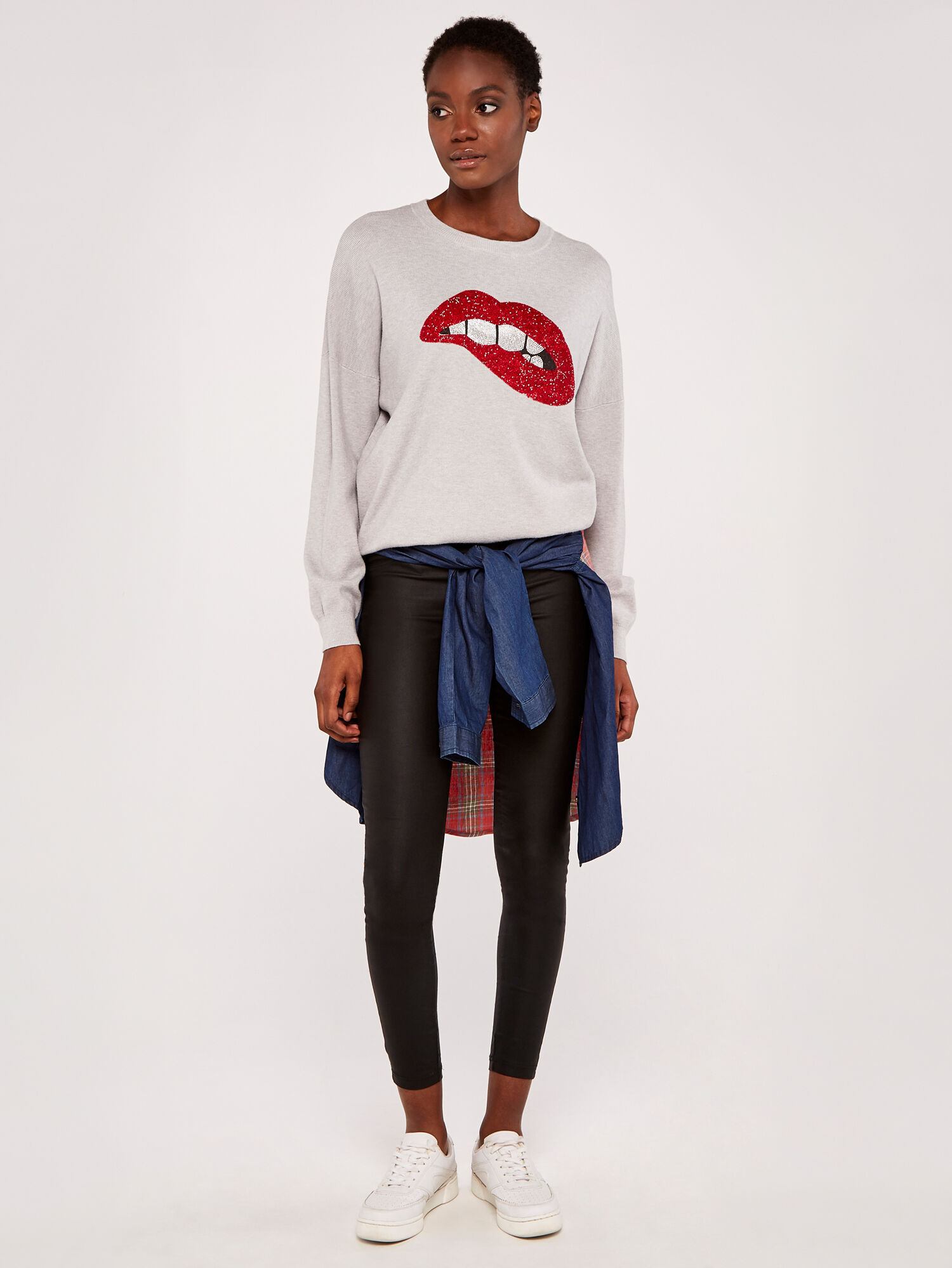 Lips best sale sequin jumper