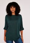 Soft Touch Batwing Top, Green, large