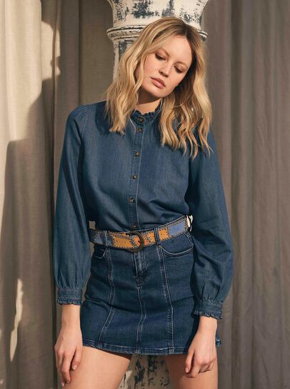 Suede Multi Patchwork Belt